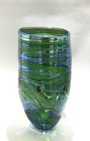 WS71 Shakspeare Glass Tall Boulder Vase