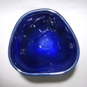 Above Shakspeare Glass Tall Boulder Vase