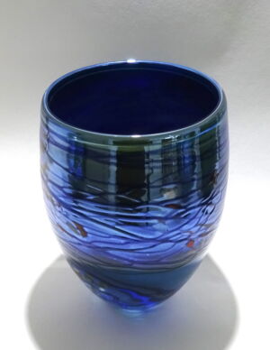 WS73 Shakspeare Glass Tall Boulder Bowl