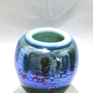 WS74 Shakspeare Glass Inside Cased Boulder Urn
