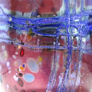 Close Up Shakspeare Glass Large Open Lustre Rocks