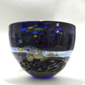 Side Shakspeare Glass Medium Lustre Rocks Bowl