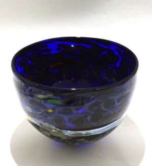 WS77 Shakspeare Glass Medium Lustre Rocks Bowl