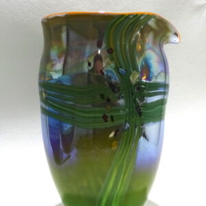 Side Shakspeare Glass Large Tall Lustre Rocks Closed Jug