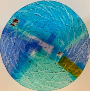 Turquoise River Nest 38cmdiabowl kimbramley 2020 2 jpeg