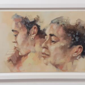 TONY ALCOCK FEMALE DOUBLE PORTRAIT