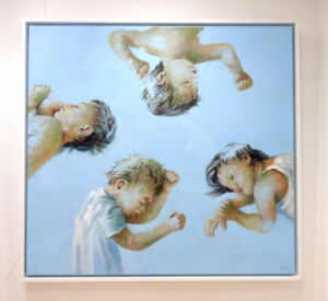 TONY ALCOCK FOUR CHILDREN SLEEPING